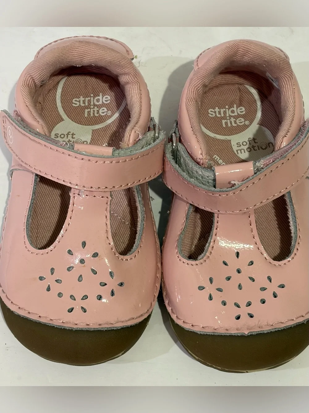 Stride Rite Toddler Pink Patent Mary Jane Shoes 5 1/2